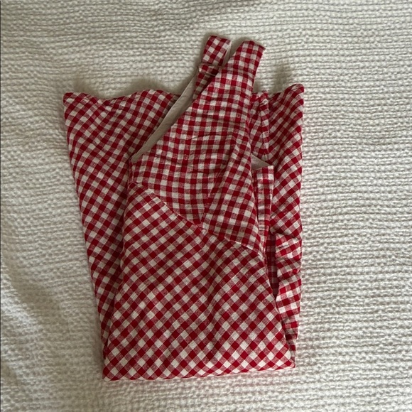 Abercrombie & Fitch Dresses & Skirts - Abercrombie & Fitch Red Gingham Mini Dress XXS